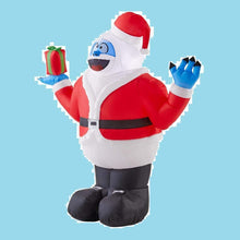 Load image into Gallery viewer, Rudolph 3.5 ft. Inflatable Bumble in Santa Suit