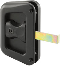 Load image into Gallery viewer, Prime-Line A 187 Sliding Screen Door Latch and Pull with Screws, Black, Hat Section