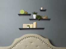 Load image into Gallery viewer, Melannco Floating Wall Mount Wood Shelves
