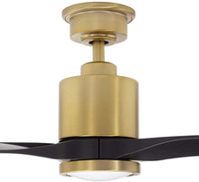 Load image into Gallery viewer, Triplex 60 in. LED Brushed Bronze Ceiling Fan with Light and Remote Control works with Google and Alexa