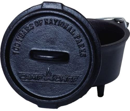Camp Chef 3/4 Qt Seasoned Cast Iron Mini Dutch Oven