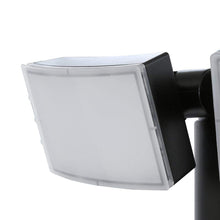 Load image into Gallery viewer, Defiant 180° Black Solar Powered Motion LED Security Light with Battery Backup