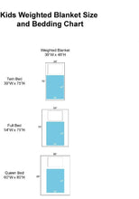 Load image into Gallery viewer, Baby Shark Kids Weighted Blanket, 4.5lb, 36 x 48, Fountain of Tooth