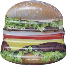 Load image into Gallery viewer, Swimline Deluxe Cheeseburger Island Float