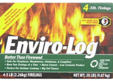 Load image into Gallery viewer, Enviro-Log 4 Pack/5 lb. Firelog Case