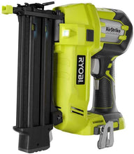 Load image into Gallery viewer, RYOBI P1854 18-Volt ONE+ Lithium-Ion Cordless AirStrike 18-Gauge Brad Nailer with (1) 1.5 Ah Battery and (1) 18-Volt Charger