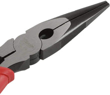 Load image into Gallery viewer, Milwaukee 48-22-6101 8-Inch Long Nose Pliers with Reaming Head and Onboard Fish Tape Pulling