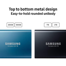 Load image into Gallery viewer, Samsung T5 Portable SSD - 500GB - USB 3.1 External SSD (MU-PA500B/AM)