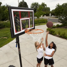 Load image into Gallery viewer, Lifetime 90491 Portable Basketball System, 48 Inch Shatterproof Backboard w/Basketball Included