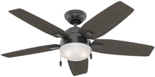 Load image into Gallery viewer, Antero 46 in. LED Indoor Matte Black Ceiling Fan with Light Kit