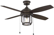 Load image into Gallery viewer, Northampton 52 in. LED Indoor/Outdoor Espresso Bronze Ceiling Fan with Light