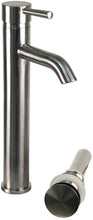 Load image into Gallery viewer, Brienza Moncalieri Brushed Nickel European Vessel Sink Faucet and Drain Set