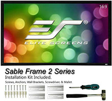 Load image into Gallery viewer, Elite Screens Star Frame Series, 100-INCH 16:9, Fixed Frame Home Movie Theater Projector/Projection Screen, 8K / 4K Ultra HD 3D Ready, SF100HW2