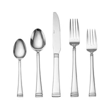 Load image into Gallery viewer, Pfaltzgraff 5077437 American Bead 20-Piece Stainless Steel Flatware Set