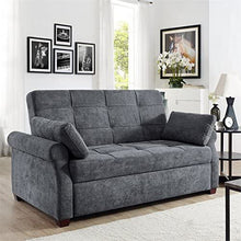 Load image into Gallery viewer, Lifestyle Solutions Serta Henley Queen Convertible Sofa in Gray
