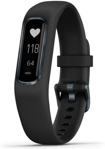Garmin vivosmart 4, Activity and Fitness Tracker w/ Pulse Ox and Heart Rate Monitor, Black