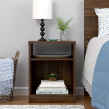 Load image into Gallery viewer, Mainstays Nightstand, Canyon Walnut