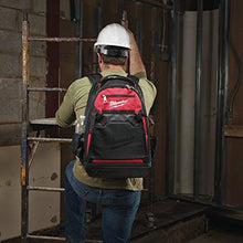Load image into Gallery viewer, Milwaukee 48-22-8200 1680 Denier 35 Pocket Jobsite Backpack w/ Laptop Sleeve and Molded Plastic Base