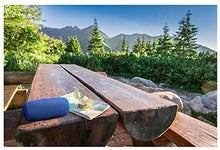 Load image into Gallery viewer, iLive Portable Bluetooth Waterproof Speaker, 7.87 x 3.43 x 3.5 Inches, Includes Micro-USB to USB Cable, Blue (ISBW348BU)