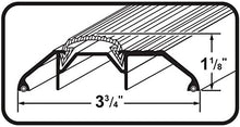 Load image into Gallery viewer, High 3-3/4&quot; Wide Aluminum Door Threshold with Vinyl Seal - #99019
