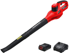 Load image into Gallery viewer, PowerSmart PS76101A Leaf Blower, 20V MAX Lithium-Ion Battery Powered Cordless Leaf Blower with 117 MPH Output, Color Red and Black