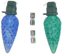 Load image into Gallery viewer, Home Accents Holiday 68 ft. 200-Light LED Multi-Color Faceted C6 Super Bright String Light TY427-1915M