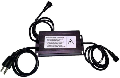 HVAC Ventilation Attic Fans Hybrid Solar Adapter 1.5 in. x 4 in. 110-Volt 1 lb.