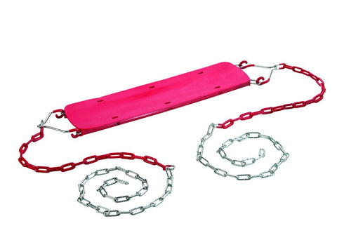 Beginner Swing Seat with Chains- Red, One Size