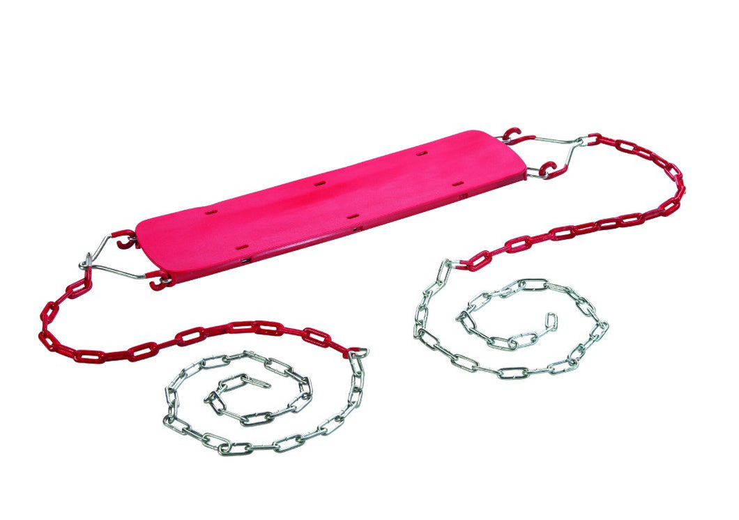 Beginner Swing Seat with Chains- Red, One Size