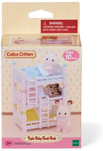 Load image into Gallery viewer, Calico Critters Triple Baby Bunk Beds
