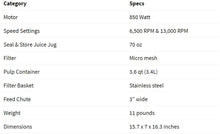 Load image into Gallery viewer, Breville BJE430SIL Juice Fountain Cold Centrifugal Juicer, Silver