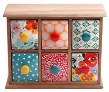 Load image into Gallery viewer, The Pioneer Woman Flea Market 6-Drawer Spice/Tea Box (1)