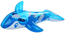 Load image into Gallery viewer, Small World Toys Acvtive Edge-Transparent Whale Rider Inflatable Toy
