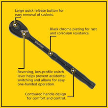 Load image into Gallery viewer, Stanley STMT81207 3/8" Drive 120T Ratchet