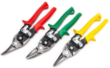 Load image into Gallery viewer, 3pc Wiss Tin Aviation Snips Cutting Tools Set Color Coded Snippers M123R