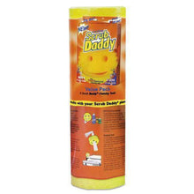 Load image into Gallery viewer, SCRUB DADDY, INC. Scrub Daddy Scratch-Free Scrubbing Sponge 4 1/8-inch Diameter Yellow Polymer Foam 8/Pack