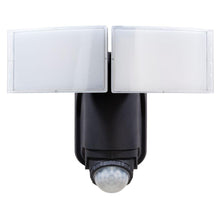 Load image into Gallery viewer, Defiant 180° Black Solar Powered Motion LED Security Light with Battery Backup