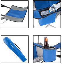 Load image into Gallery viewer, Trademark Global Camp Chair in Blue
