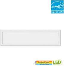Load image into Gallery viewer, Commercial Electric 1 ft. x 4 ft. 50-Watt Dimmable White Integrated LED Edge-Lit Deco Panel Ceiling Flushmount Light with Color Changing CCT