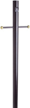 Load image into Gallery viewer, Design House 502047 Lamp Post with Cross Arm and Photo Eye, Black