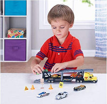 Load image into Gallery viewer, Adventure Force 12-Piece Die-Cast Vehicle Transporter Set