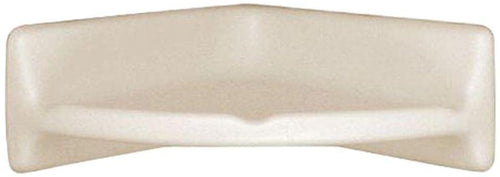 Daltile Bathroom Accessories 8-3/4 in. x 8-3/4 in. Almond Ceramic Corner Shelf Accessory Wall Tile