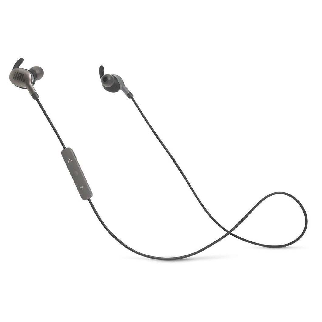 JBL Everest 110GA Wireless Bluetooth in-Ear Headphones Voice Activation Three-Button Remote Microphone - Gunmetal