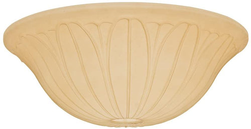 Casablanca Fan Company 99063 Tropical Leaf Glass Bowl for 99023, Toffee