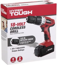Load image into Gallery viewer, Hyper Tough 18v cordless drill