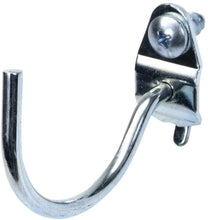 Load image into Gallery viewer, Triton Products 75200 DuraHook 2-1/4-Inch Curved 2-Inch I.D. Zinc Plated Steel Pegboard Hook for DuraBoard or 1/8 Inch and 1/4 Inch Pegboard, 10-Pack
