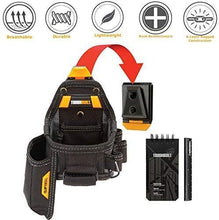 Load image into Gallery viewer, ToughBuilt - Tape Measure/Utility Knife Pouch + Notebook &amp; Pencil - 7 Pockets and Loops, Notebook Pocket, Plastic-lined Knife Pocket (Patented ClipTech Hub &amp; Belts) (TB-CT-25X)