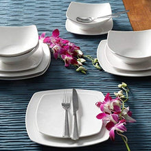 Load image into Gallery viewer, Gibson Home Everyday Square 12-Piece Dinnerware Set