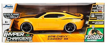 Load image into Gallery viewer, Jada 98728 Toys Hyperchargers 1: 16 Big Time Muscle R/C &#39;16 Chevy Camaro Ss Vehicle, 1/16 Scale, Yellow With Black Stripes