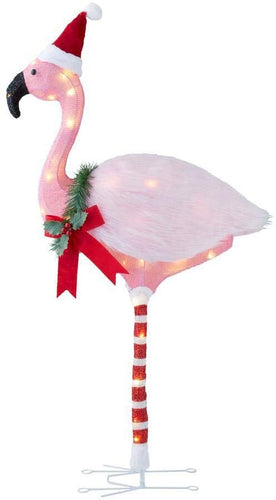 Home Accents Holiday 3.5 ft Warm White 50-Light LED Flamingo